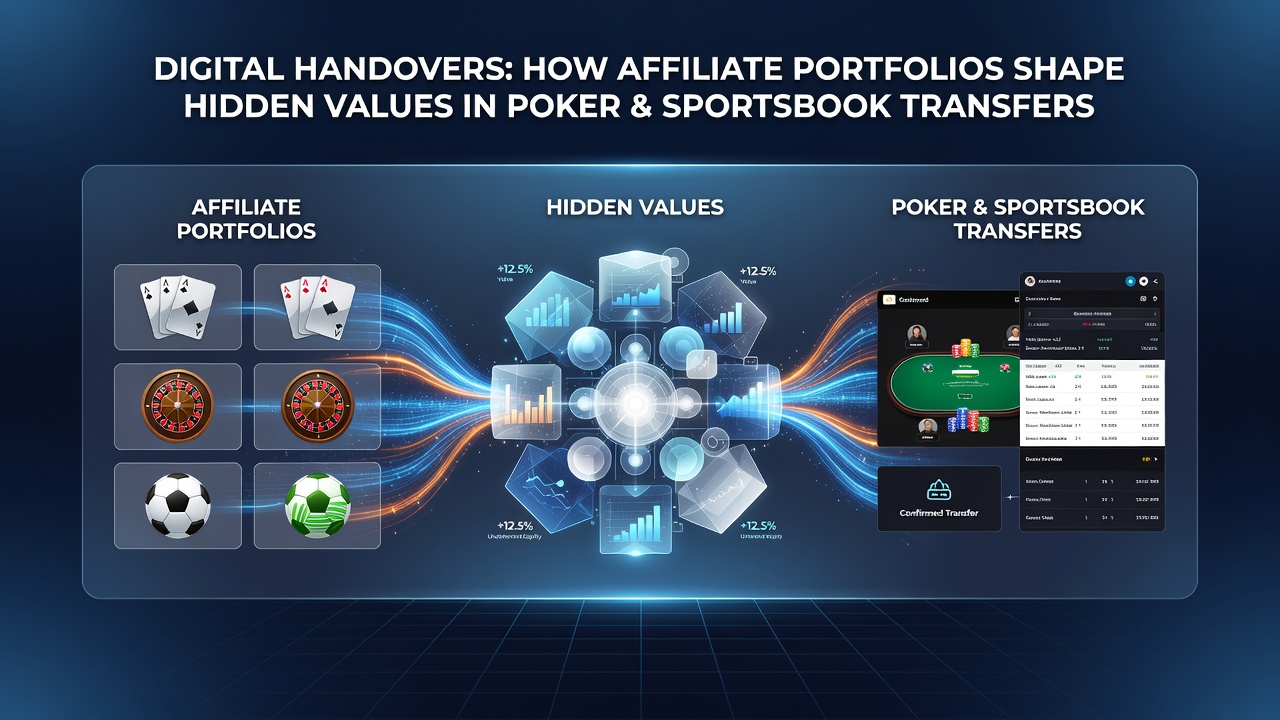 Sportsbook affiliate dashboard displaying conversion metrics and revenue attribution during platform transfers