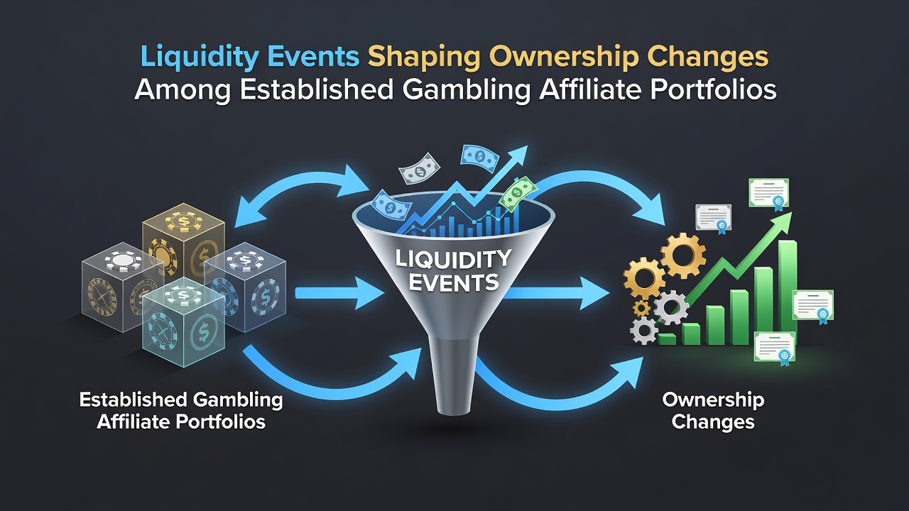 Ownership changes in gambling affiliate portfolios illustrated through market transaction data