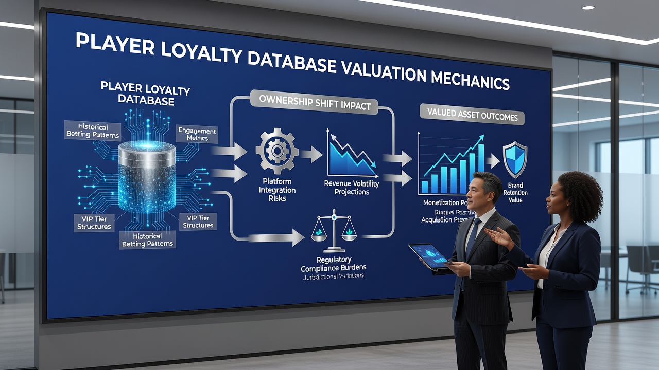 Data migration specialists examining loyalty records as part of an igaming platform acquisition